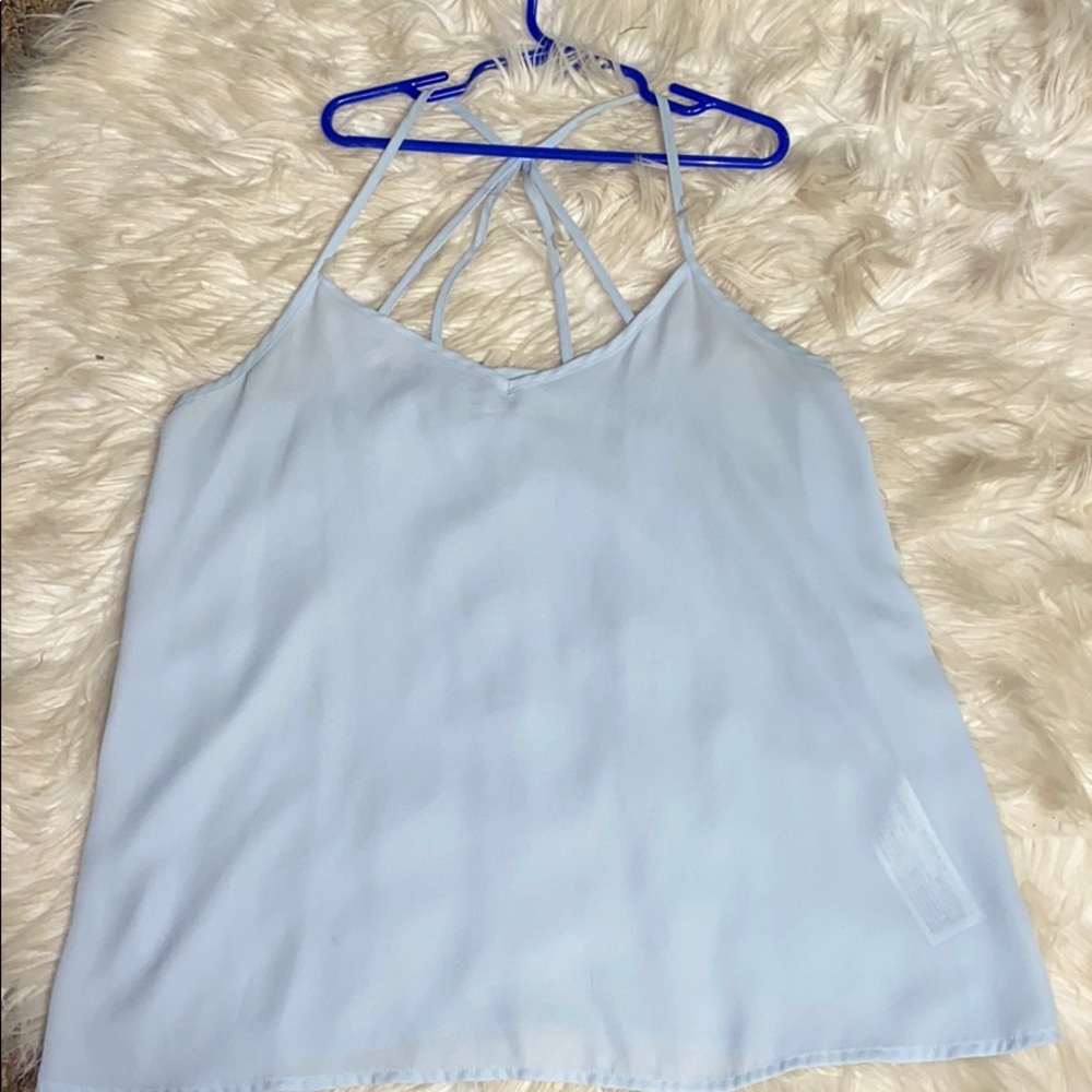 Light blue tank top